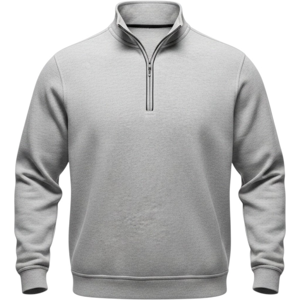 Callaway Golf Quarter Zip Pullover Mens XL Grey Heathered Long Sleeve Sweater